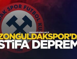 Zonguldakspor’da İstifa Depremi