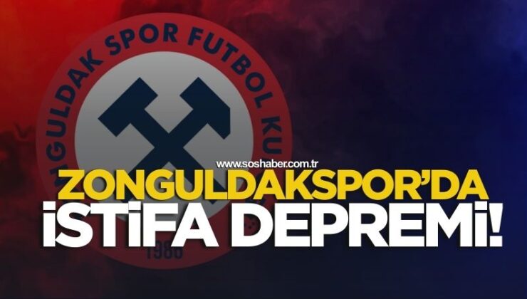 Zonguldakspor’da İstifa Depremi