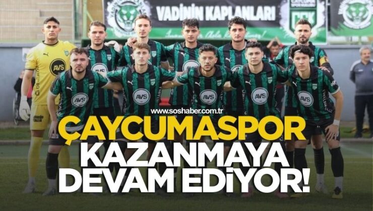 Çaycumaspor Kazanmaya Devam Ediyor