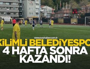Kilimli Belediyespor 4 Hafta Sonra Kazandı 