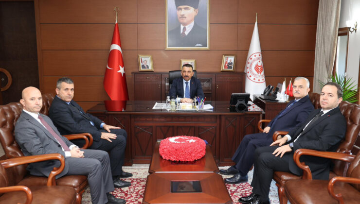 Vali Hacıbektaşoğlu’na eğitim çalışmaları hakkında brifing