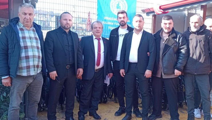 İhtiyaç Sahiplerine Tekerlekli Sandalye Dağıtıldı