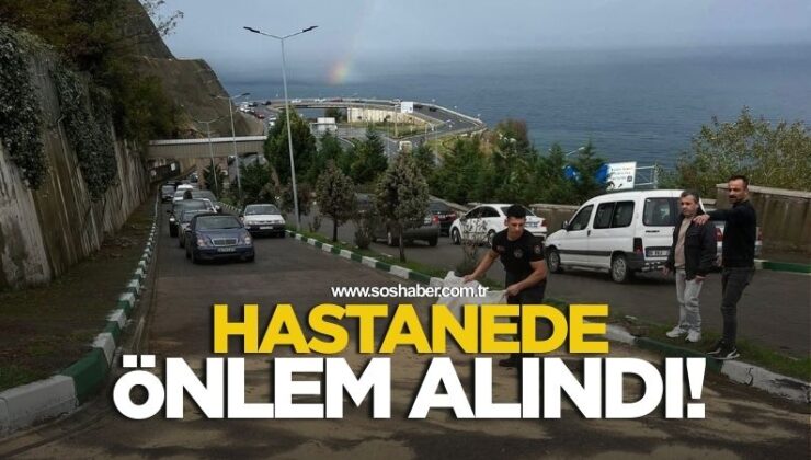 Hastane Yolunda Önlem Alındı