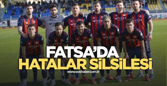 Zonguldakspor’dan Fatsa’da hatalar silsilesi