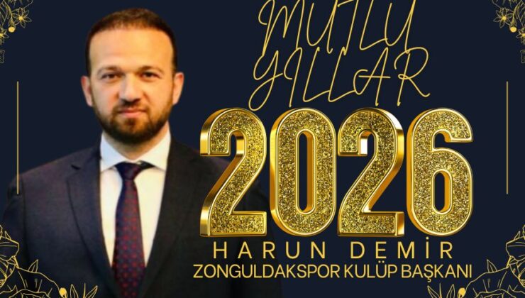 Zonguldakspor Başkanı Harun Demir’in yeni yıl mesajı