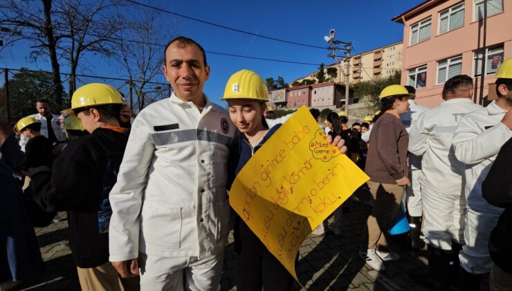 Madencilerden Okul Sürprizi