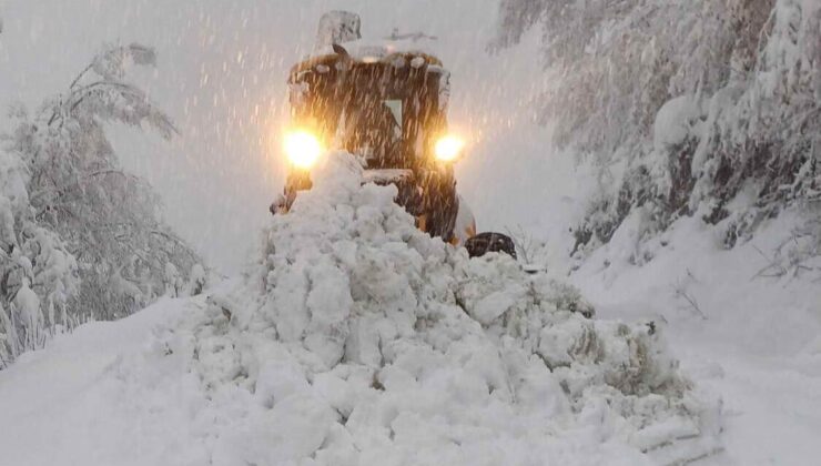 Zonguldak’ta Kar Raporu: 53 Köy Yolu Ulaşıma Kapandı