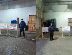 Pazarda çürük mal satan ve yanıltıcı etiket kullanan 3 tezgah kapatıldı