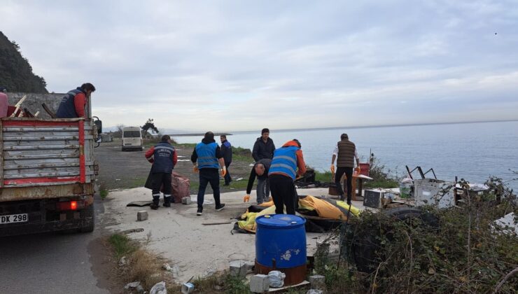Plajlar Bölgesi Kaçak Yapı Ve İşgallerden Temizlendi