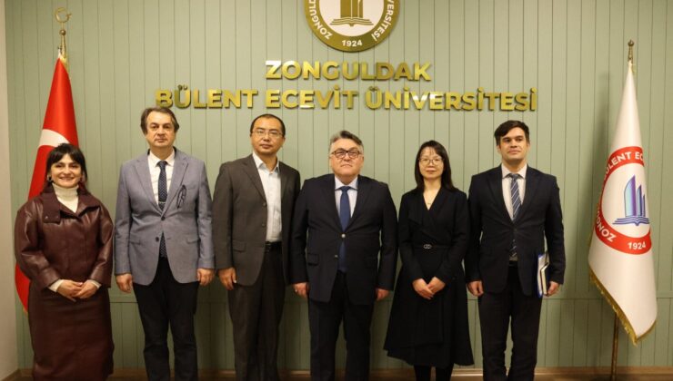 Şangay Dianji Üniversitesi Heyetinden Rektör Özölçer’e Ziyaret