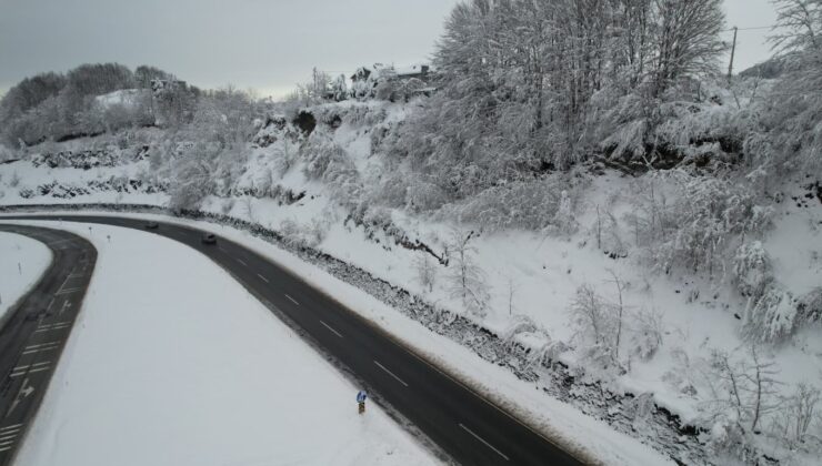Zonguldak Ereğli yolunda kartpostallık manzara