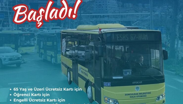 Zonguldak’ta halk otobüsü kart kayıtları başladı: İşte istenen belgeler