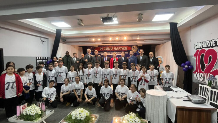 Zonguldak’ta Gazi Mustafa Kemal Ortaokulu’nda Pi Günü kutlandı