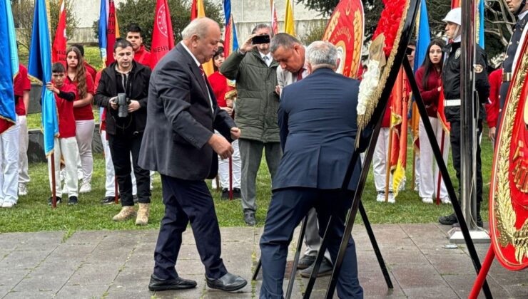 Zonguldak’ta Şehitler Anıtı önünde anma töreni düzenlendi