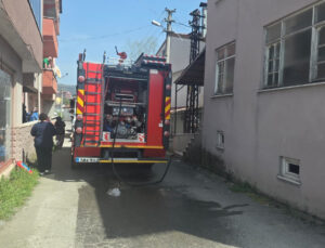 Ereğli’de korkutan şofben yangını: Anne ve engelli kızı hastanelik oldu