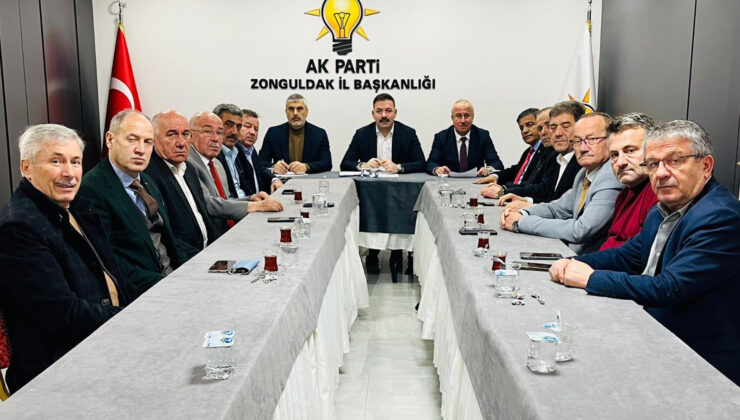 AK Parti Zonguldak İl Başkanı Çağlayan Mayıs ayı toplantısını yönetti