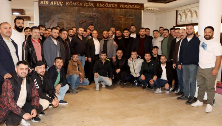 Üzülmez 1. Ocak işçilerinden sendikalarına ziyaret