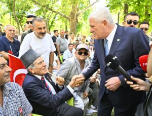 Dervişoğlu’ndan Güvenpark’ta şehit aileleri ve gazilere destek