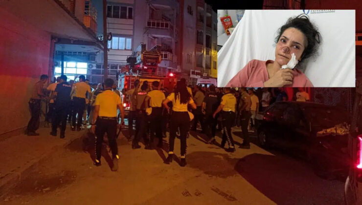 Alkolün gölgesinde kavga: Eşinin burnunu ısırıp kopardı, itfaiye balkondan tahliye etti