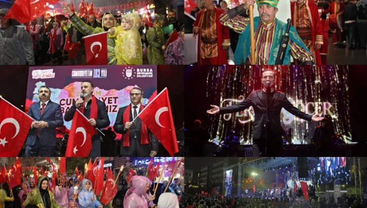 Bursa’da Cumhuriyet coşkusu