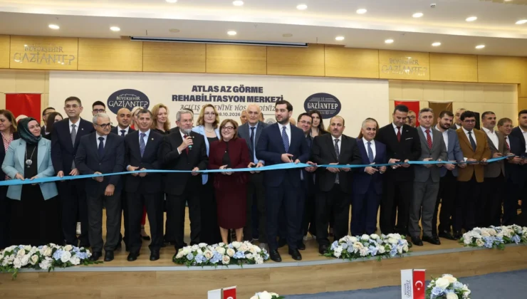 Gaziantep’te Atlas Az Görme Rehabilitasyon Merkezi hizmete açıldı